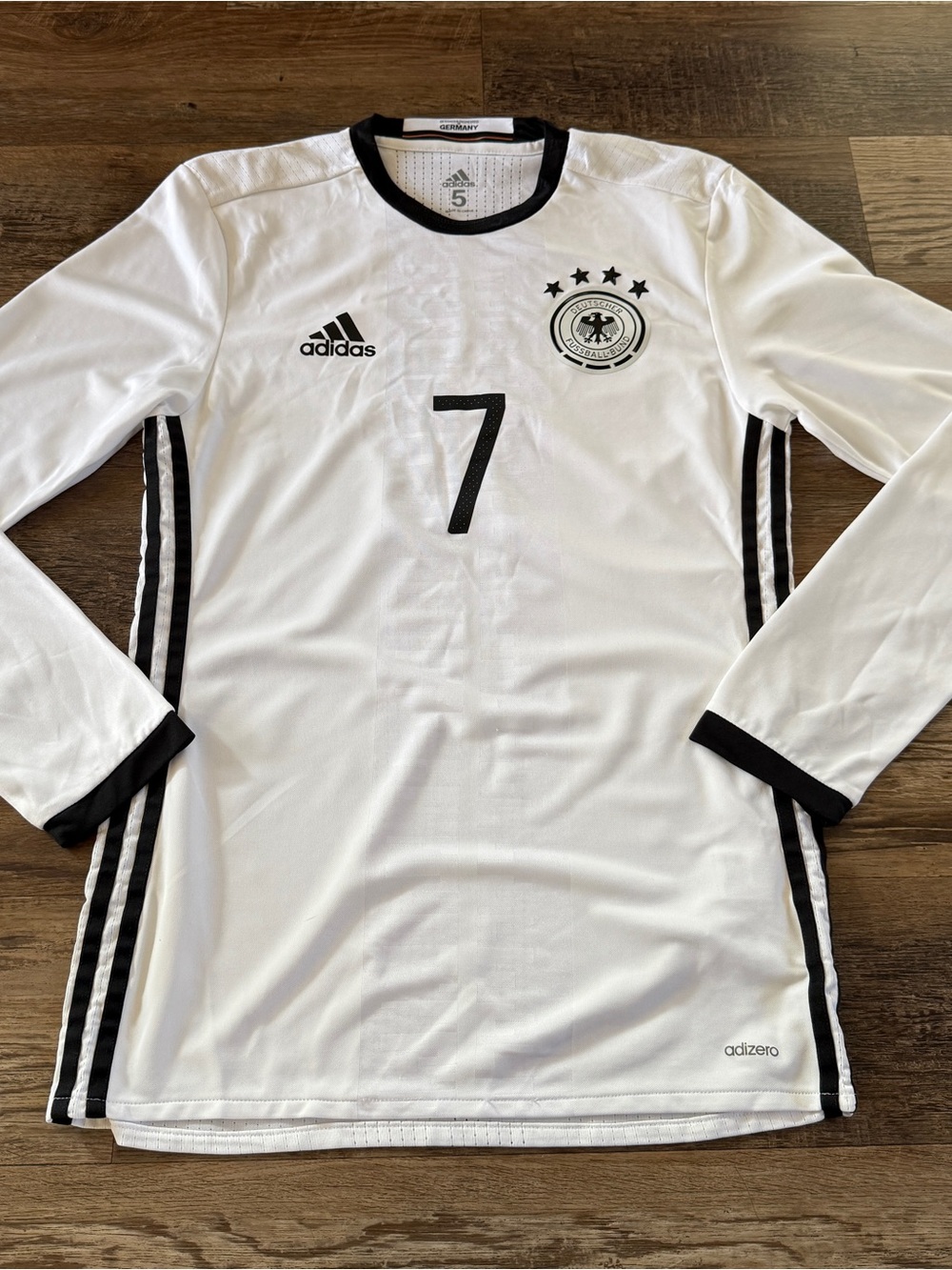 Adidas fIFA German soccer long sleeve jersey 2016